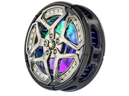 Cooler 2 Em 1 Para Celular Com Fixação Magnética/traseira, Ventilador De Resfriamento Semicondutor E Efeitos De Iluminação Rgb Para Celulares E T
