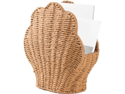 Cestos Organizadores Dobráveis Com Design De Conchas Trançadas Para Prateleiras | Cestos Para Brinqu Gokoco