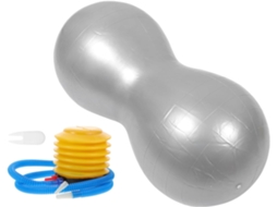 Bola de Ioga em Formato Amendoim PVC Espesso Resistente a Estouro com Bomba S/MARCA