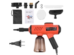Limpador de Vapor Portátil 10s Aquecimento Rápido 3 Níveis de Temperatura com 600ml Tanque 7 Acessórios para Casa e Carro