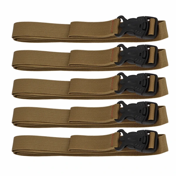 /ea/5 Peças Cintas De Carga Com Fivela Para Amarrar Bagagem, Ideais Para Mochilas E Bolsas De Camping