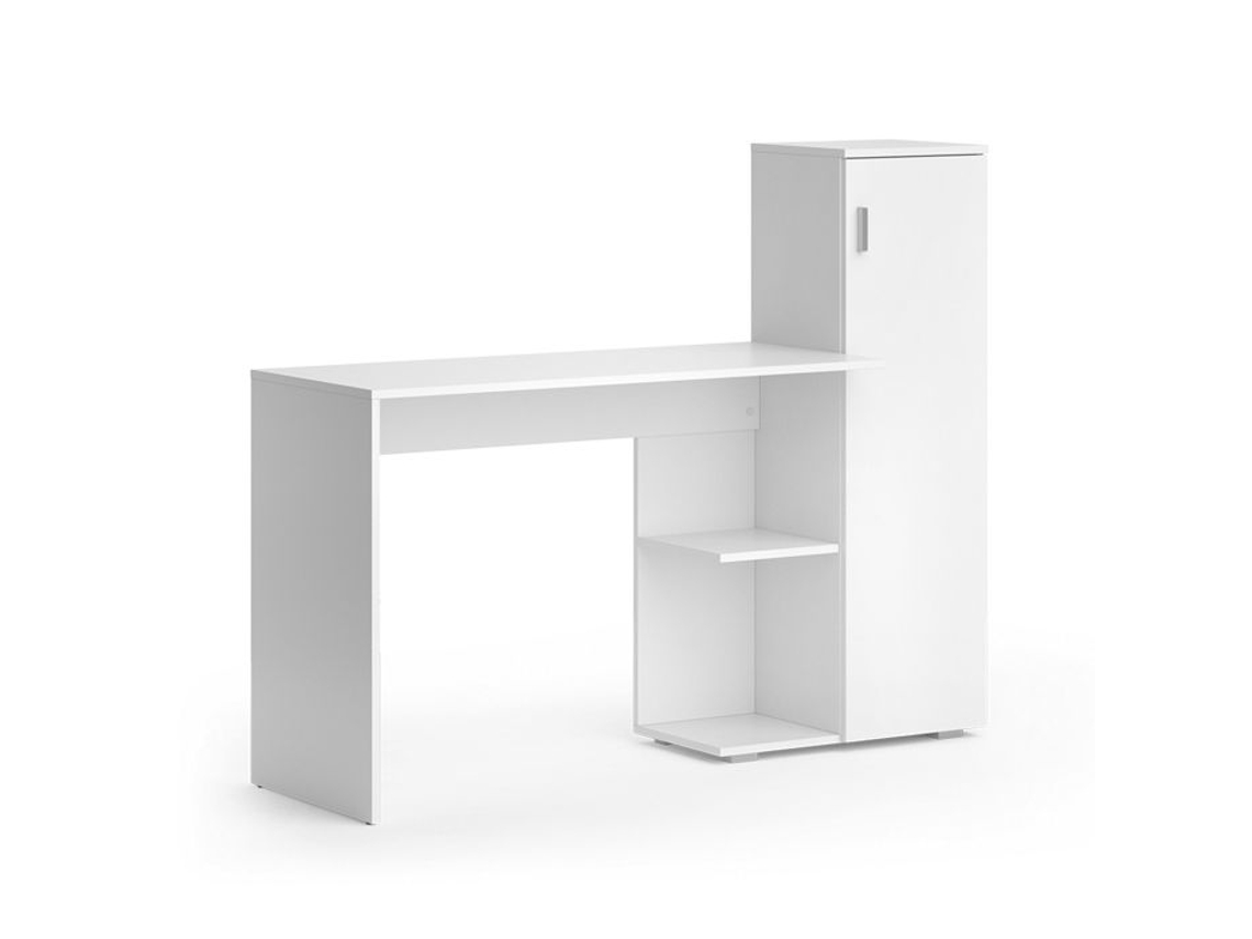 Secretária para Computador Ritz Branco 141,2 X 45,2 Cm com Porta VICCO