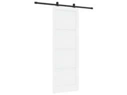 Porta Deslizante Branco e Preto 83 X 232 Cm MAISON EXCLUSIVE