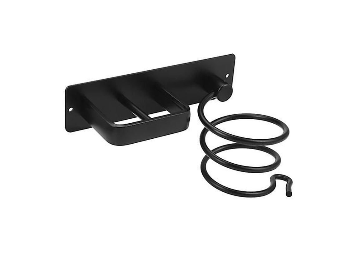 Suporte para Secador de Cabelo, Conjunto Prateleiras Pendurar Cabelo Montagem na Parede Niuniu GOKOCO