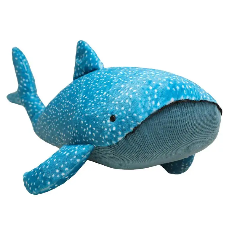 (azul 40cm) Brinquedo De Pelúcia Fofo De Tubarão-baleia Anime Macio Para Abraçar