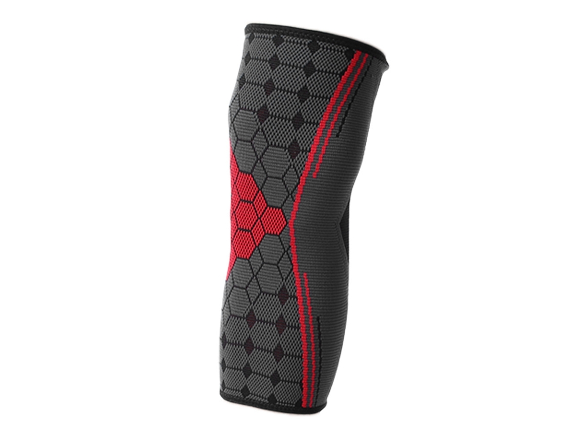 Joelheira Esportiva De Nylon Elástica Anti Derrapante E Quente Para Academia Corrida E Ciclismo Vylara (l)