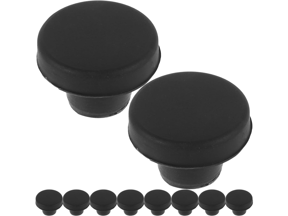 Tampões De Silicone Preto Didiseaon Para Furos, Design Sólido E Solução Versátil, Pacote Com 20 Unidades Para Uso