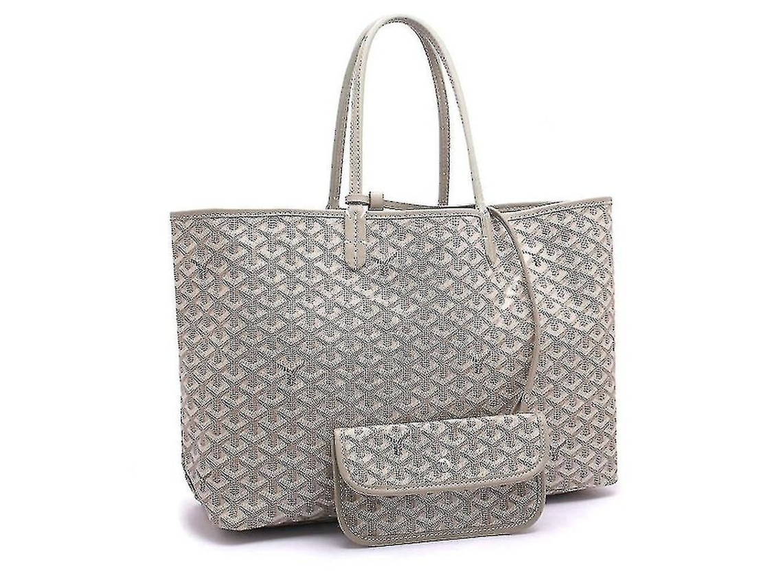 Bolsa Tote de couro PU S/MARCA, grande capacidade, impermeável, para mulher, praia
