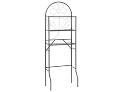 Toilet Rack, Toilet Racks Vidaxl Preto Aço (n/a)