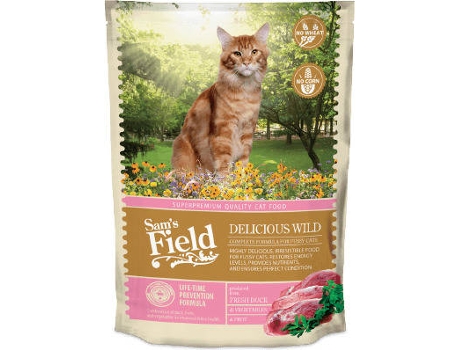 Ração para Gatos SAMS FIELD Delicious Wild (2.5 Kg - Seca)