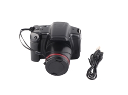 Câmera Digital Slr Hd com Zoom 16x, Tela Lcd 3 Polegadas e Interface Av para Iniciantes