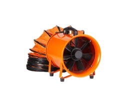 Ventilador Axial Industrial 145w Tekmaquinas | Exaustor De Obra Ac 230v Tekmaquinas | Ventoinha De Extração Para Estaleiro Tekmaquinas