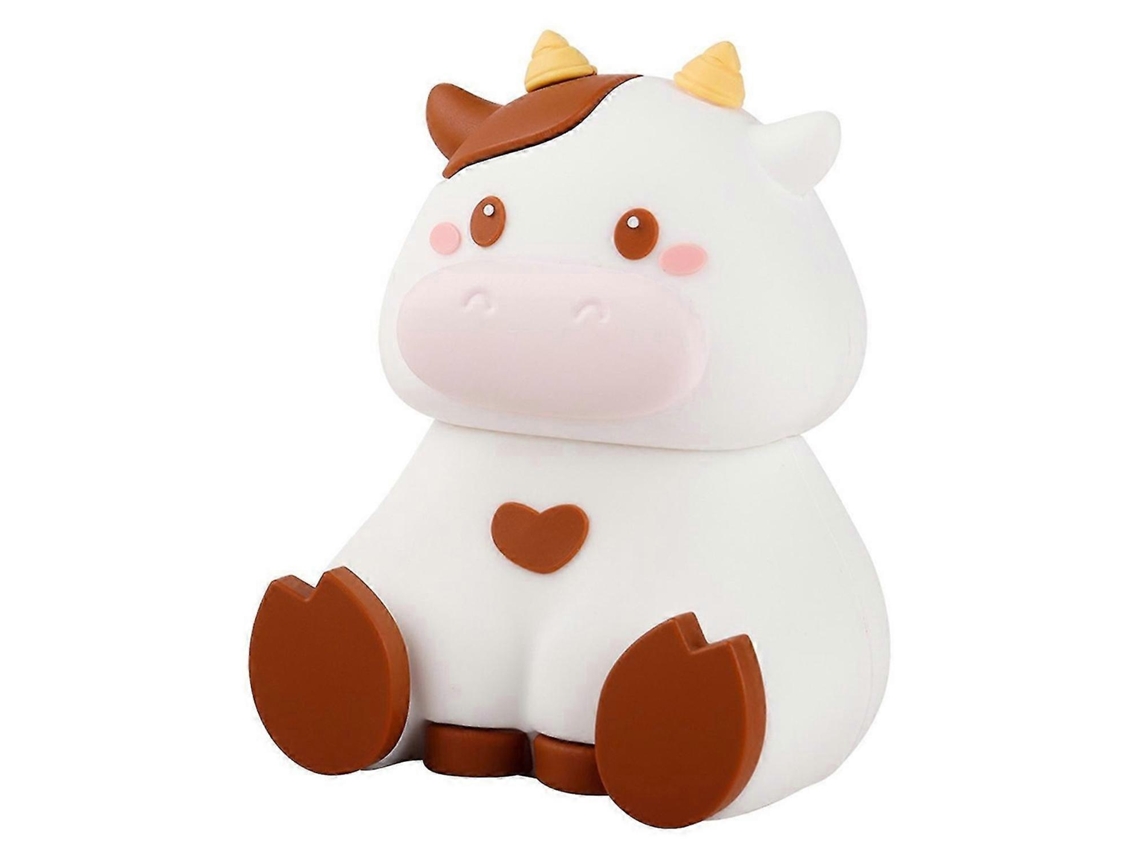 Mini Fone Bluetooth Animais Fofos Com Suporte Para Celular - Vaca