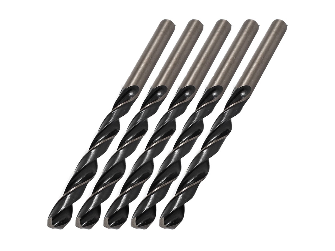 Broca Espiral Cilíndrica Hss de 6,3 Mm X 98 Mm, 5 Peças CHABERLU (79fea2164ecfd613ed410aedd7ba0fb6)