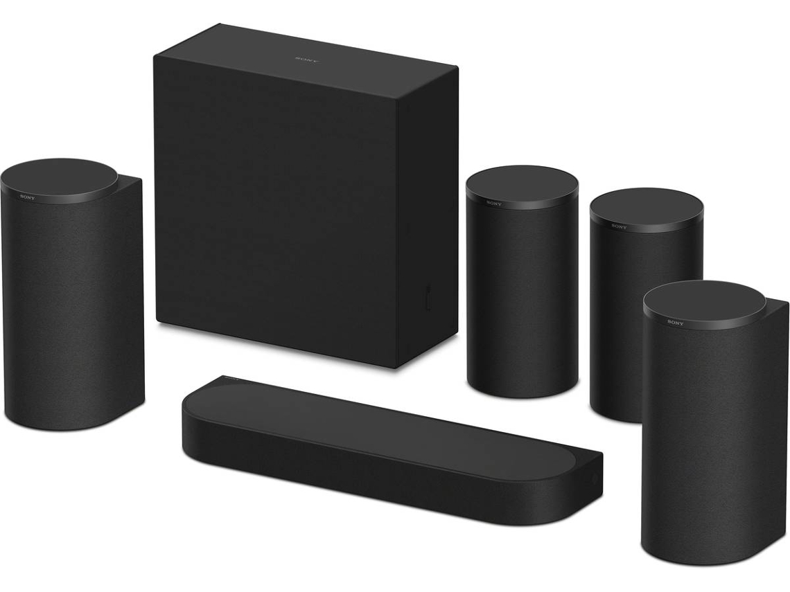 Soundbar SONY Bravia Theatre Trio + Colunas Traseiras (5.1.4 Canais - 300 W - Subwoofer sem Fios - Preto)