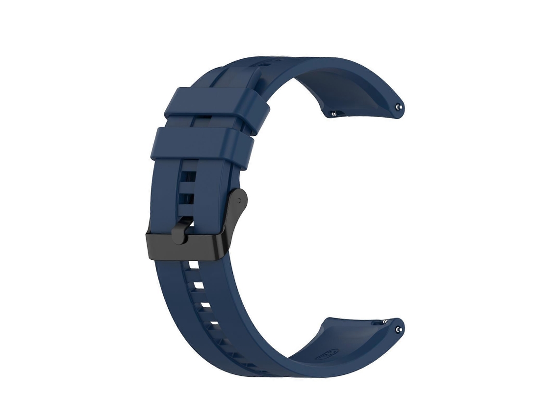 Pulseira De Silicone Para Huawei Watch Gt 2 Pro Com Fivela De Aço Preta (branca)