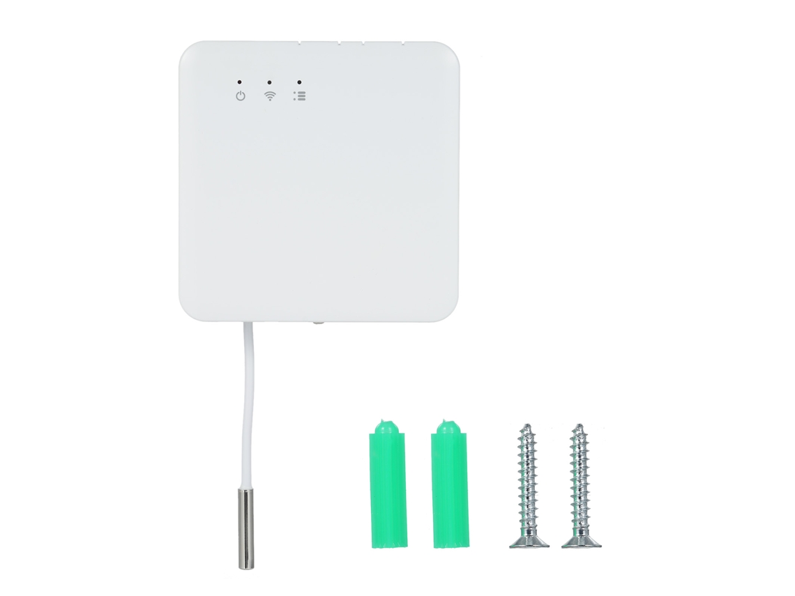 TERMOSTATO INTELIGENTE YURU, para radiador, 16A, 6 modos, controle app, medição energia, janela aberta