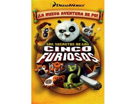 DVD Kung Fu Panda: Secrets Of The Furious Five / Los Secretos de Los Cinco Furiosos