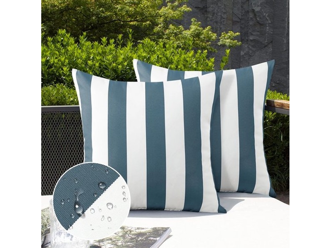 Cobertor De Borracha Estampado - Para Fora E Para Dentro - Azul 45x45 Cm - 2 Unidades