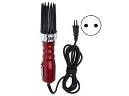 Pente de secador de cabelo Primerox 550w dual, ajustável em 3 níveis, vermelho, 220v