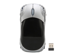 Ratón Inalámbrico de 2,4 Ghz, Diseño de Coche Deportivo En 3d, Ratón para Juegos, 1600 Dpi, para Windows Y Linux.