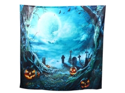 1pcs Cortina De Banho De Halloween ALLINLESS