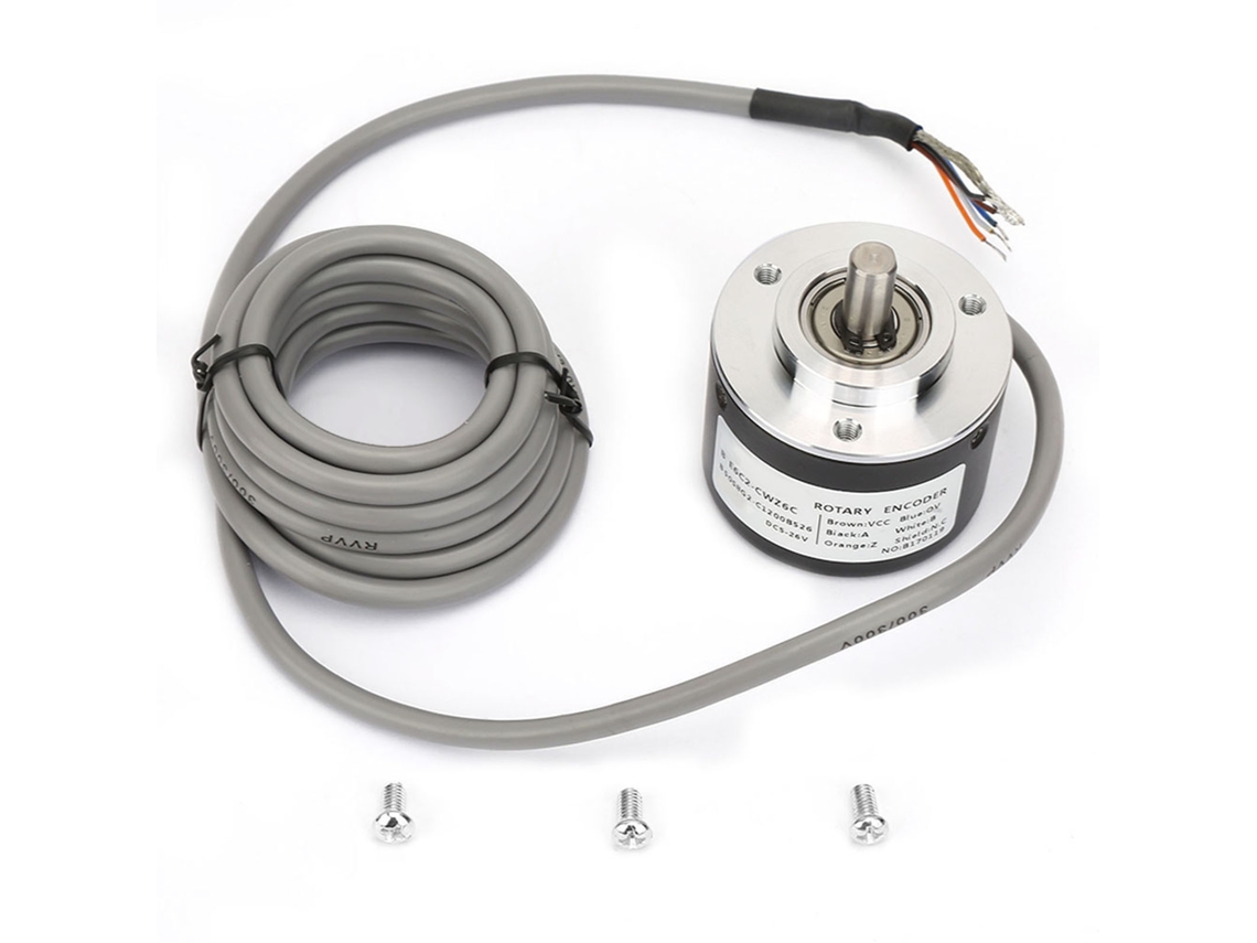 Encoder Rotativo Incremental E6c2-cwz6c De Propósito General 50mm 600p/r