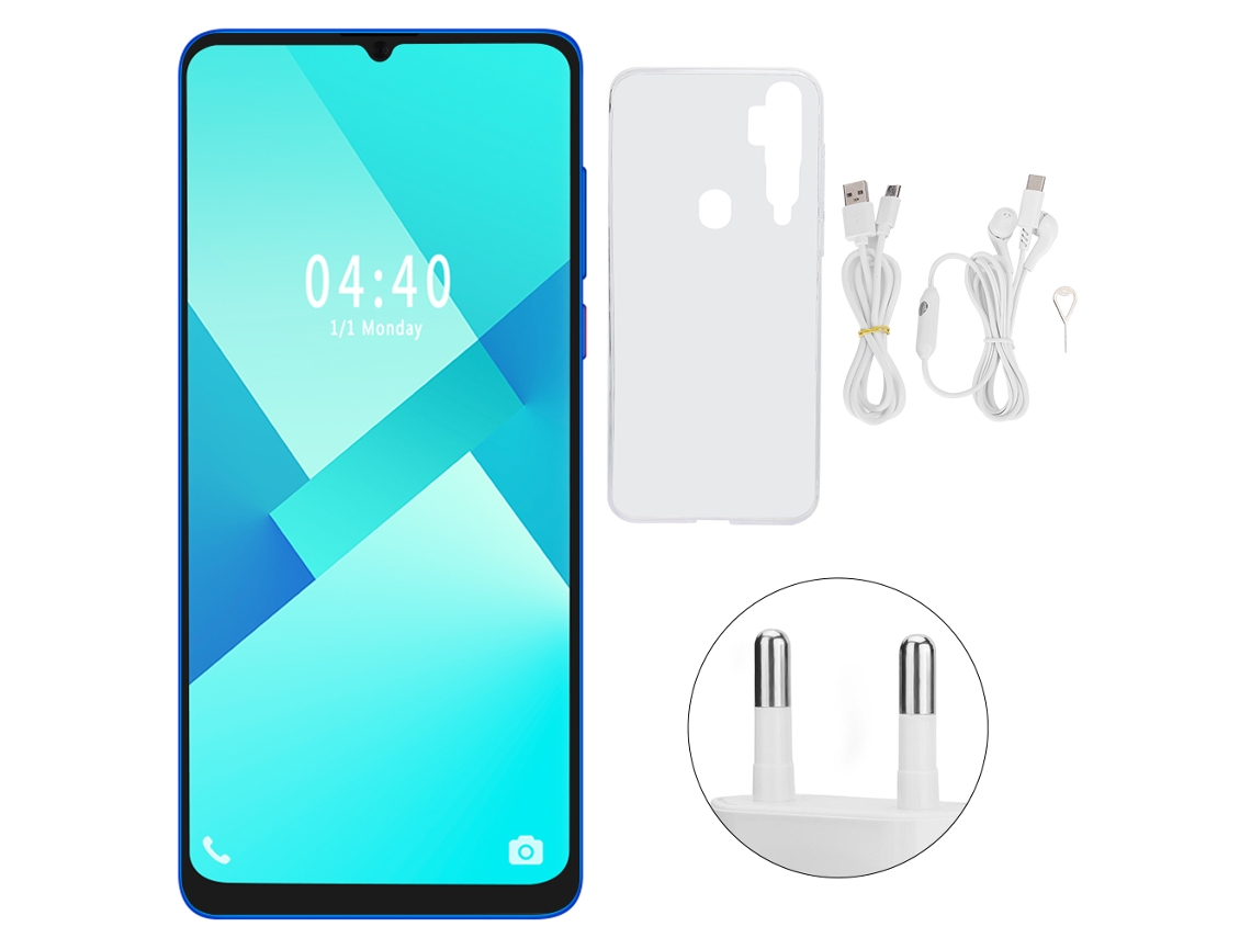 Smartphone LAXISCREED 6.7 Polegadas Desbloqueio Facial