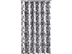 Cortina de chuveiro 200x220 cm, poliéster macio, antifúngica, antibacteriana, repelente à água, com belos padrões e ilhós de metal reforçado para banheiro.