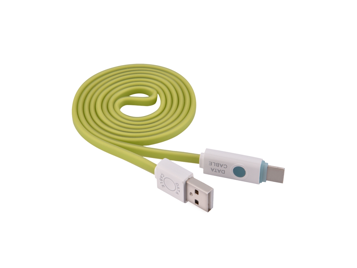 Cabo de Dados Luminoso Type c LAXISCREED Verde