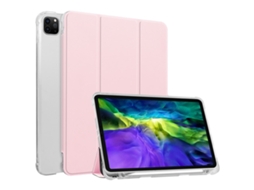 Lurelia Capa Para Ipad 11 Air M2/m3 Com Alça Em Couro, Rosa
