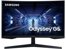 Monitor Curvo Gaming SAMSUNG Odyssey G5 LC27G55TQWRXEN (27'' - 1 ms - 144 Hz - QHD - FreeSync Premium)