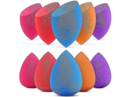 Esponja De Maquiagem, 10 Peças Beauty Blender Esponjas De Maquiagem Para Base Everley891