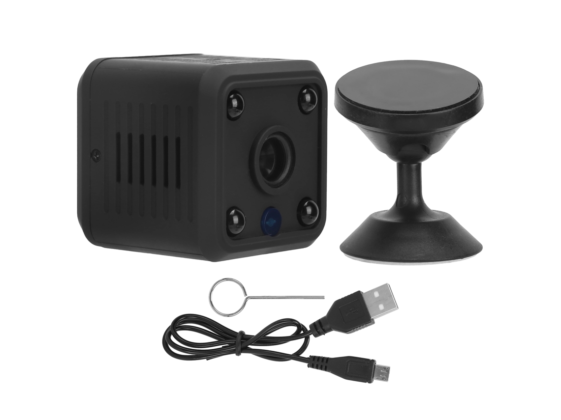 Yncm-câmera De Segurança Hd Wifi Mini Com Visão Noturna