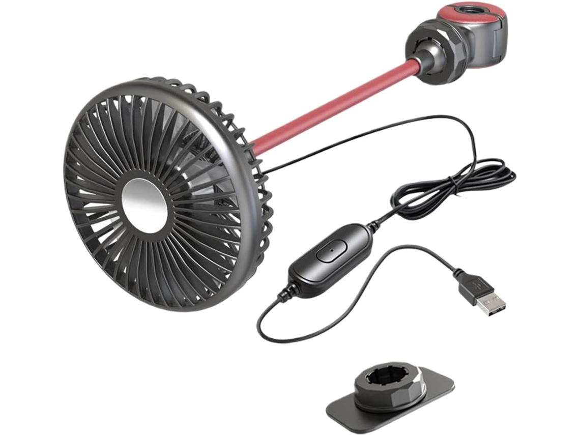 Ventilador para carro com 3 velocidades ajustáveis