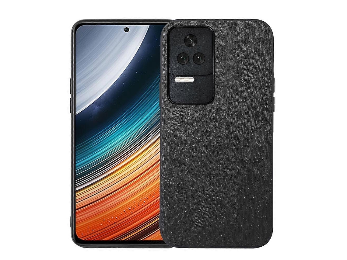 Capa De Celular Em Pu Com Textura De Madeira Para Xiaomi Redmi K40s 5g