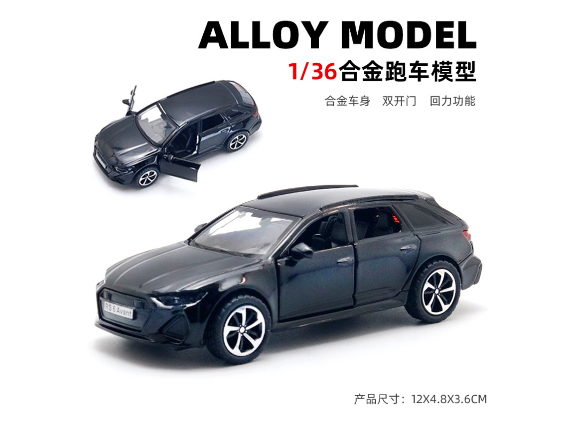 Miniatura de Carro em Escala 1/36, Feita em Metal Fundido, Presente para Crianças. MDUG