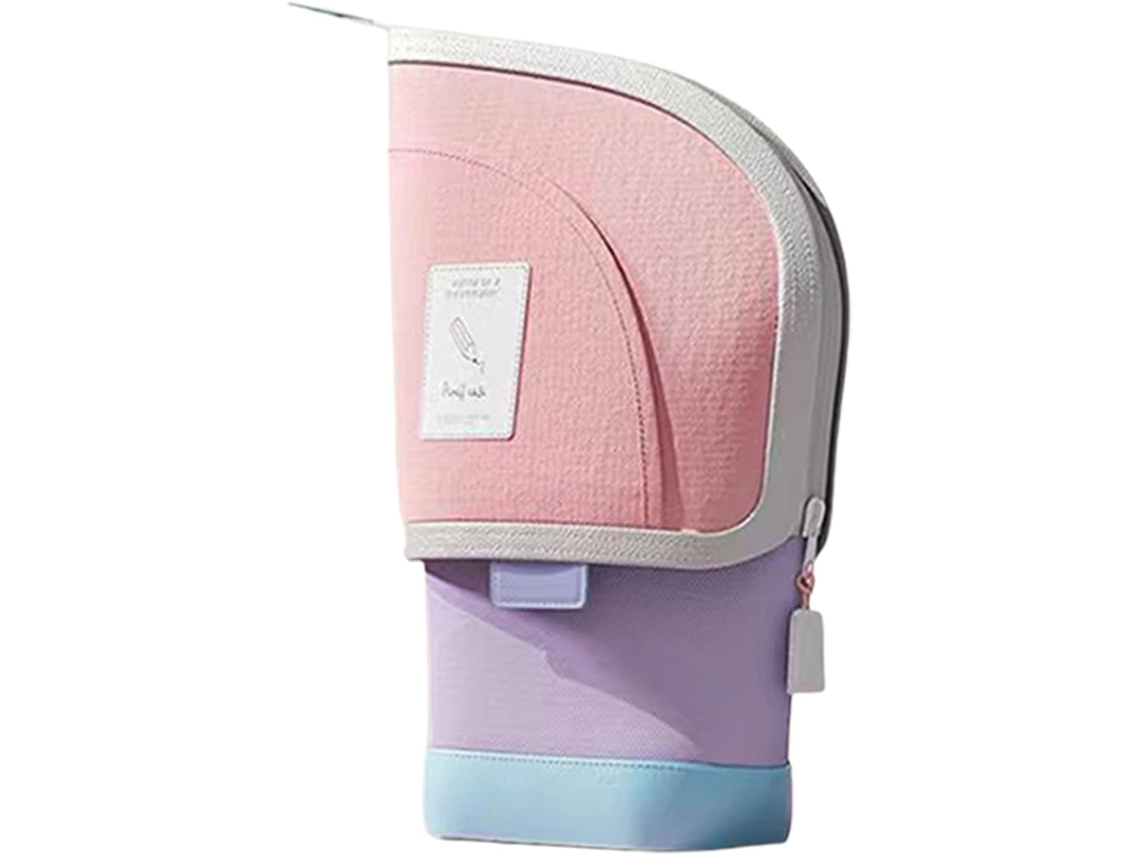 Pen Holder, Large Capacity Peil Case, 2 In 1 Retractable