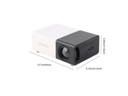 Proyector Portátil HD 400-600 Lúmenes para Cinema em Casa, Wi-Fi e Alto-falante | S/MARCA