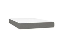 Pocket Spring Bed Mattress, Pocket Spring Bed Mattresses Vidaxl Cinzeto Tecido (120 X 200 Cm)