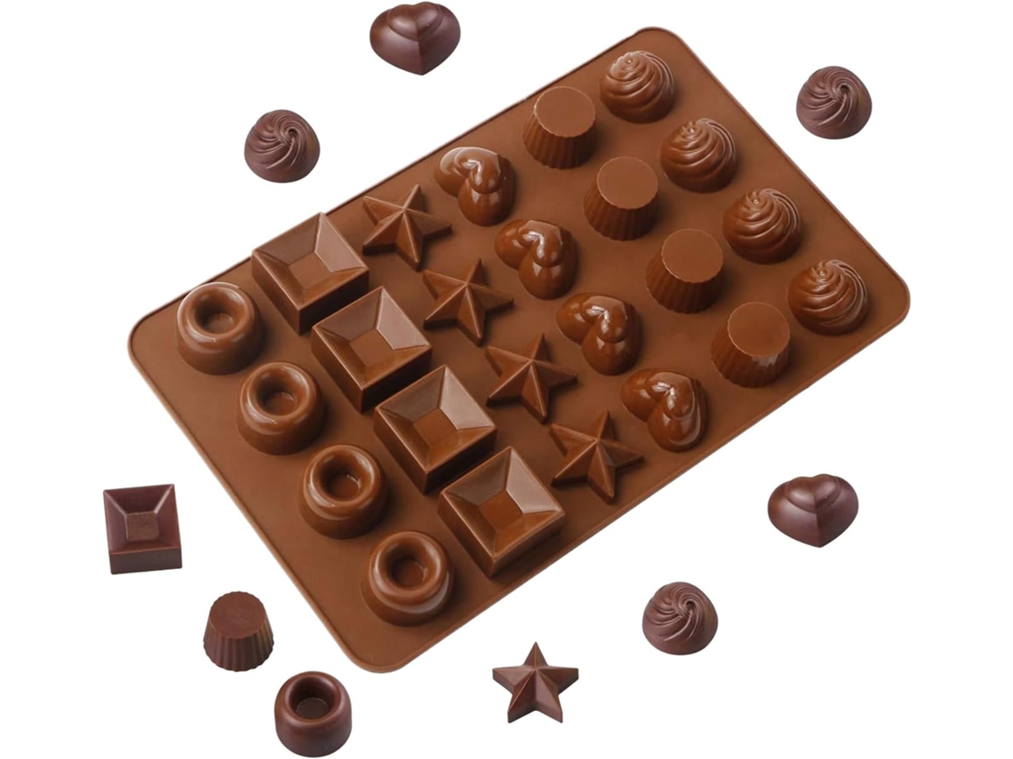Formas De Silicone Chocolate – 24 Cm