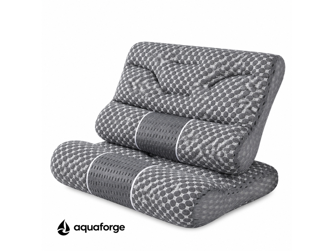 Almofada Cervical Ergonómica Poliéster Respirável 40 X 60 Cm