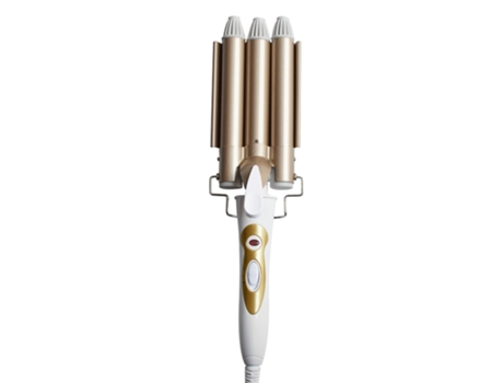 Modelador de Cabeça de Rolo de Ovo Modelador de Cabelo Dourado de Três Hastes Modelador de Água Modelador de Cabelo Permanente Dourado