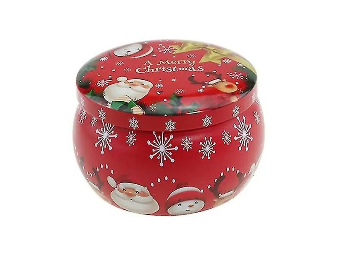 2026 latas de Metal Navideñas de 4.4 Onças para Armazenar Café, Chá, Especiarias, Doces, Joias e Decoração