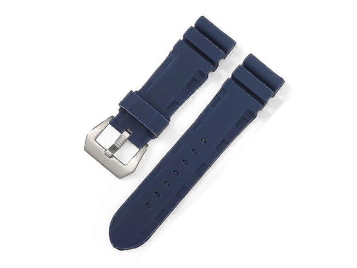 Pulseira De Relógio Panerai 24 Mm De Borracha Macia Para Relógio Masculino, Acessórios Para Relógios Olysi Shop