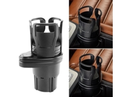 Acessórios Interiores para Automóveis Suporte de Copo para Carro Adaptador Expansível Suporte para Copo Duplo Giratório de 360 Graus