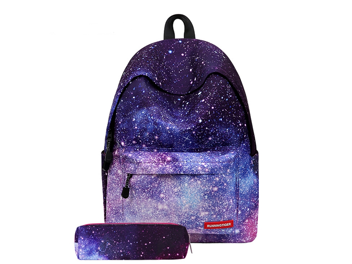 Mochila Escolar Estilo Céu Estrelado, Faça Você Mesmo, Mochila Feminina para Estudantes BRILVIBERA