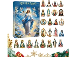 Calendário Do Advento 2025 - Decorações De Natal Em Acrílico Bidimensional |