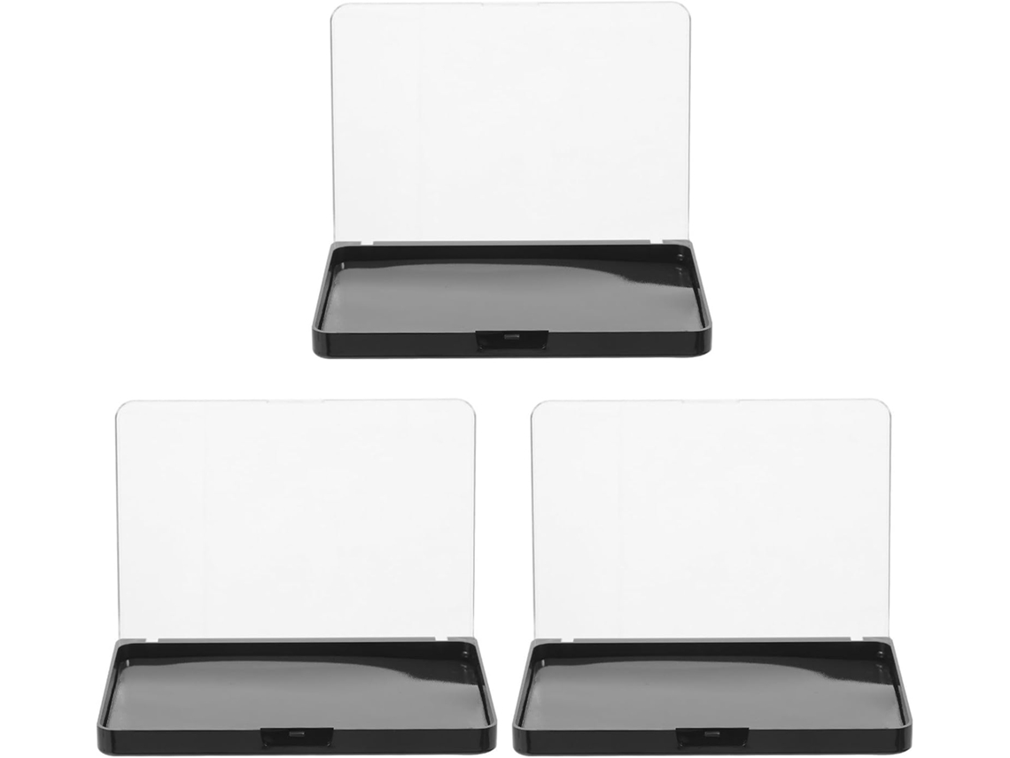 Paleta de Maquiagem Magnética com Tampa Transparente, Mais Detalhes e Visibilidade.