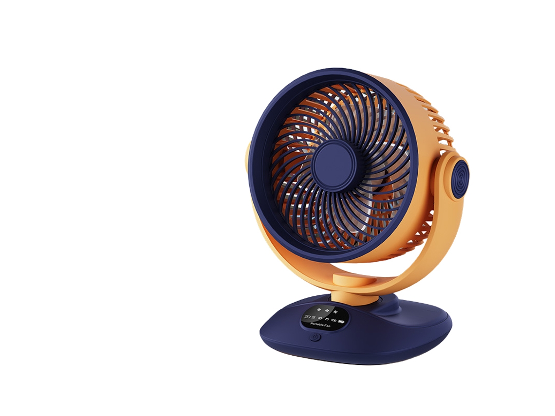 Laxiscreed Ventilador De Mesa Usb Recarregável E Oscilante Para Dormitórios Portátil